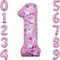 40 Inch Unicorn Number 1 Balloon 1st Unicorn Birthday Decorations for Girls Magical Unicorn Party Supplies Unicorn Balloons 1
